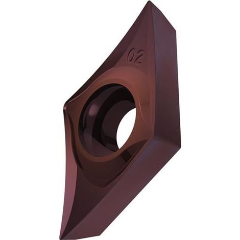 Placa  de  corte  giratoria  ISO  DCGT  11T308E-SF3:T8415  D.4,4mm  recubierta  de  PVD (1/2)
