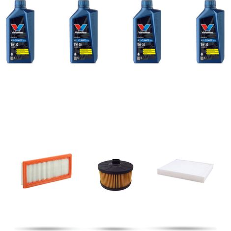 Kit tagliando 3 FILTRI e 4L OLIO compatibile con Nissan Micra V (K14F) 1.0 Dig-t 86KW Dal 2019 (1/5)