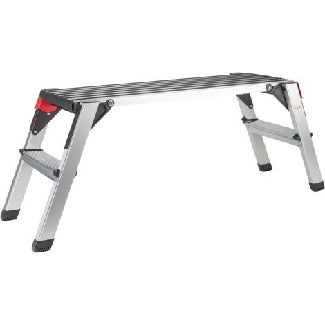 Plataforma de trabajo de aluminio de 380x495x1270 mm (2x2)