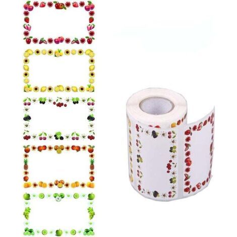 250 Pièces Confiture Autocollants Auto-adhésifs, étiquettes de Maison, étiquettes de Congélateur, Autocollants Pour la Cuisine, Cadeaux de Confitures (1/4)