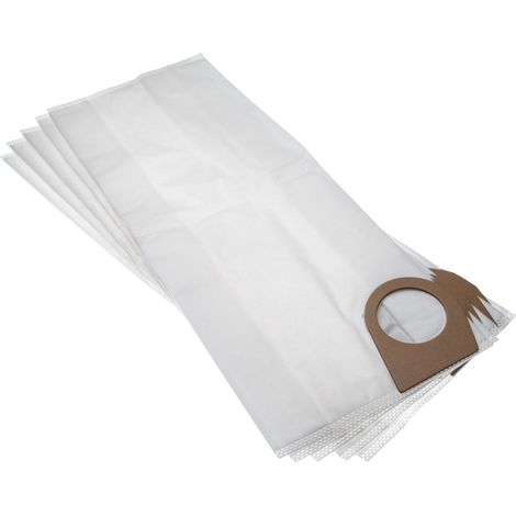 vhbw 10x sacchetto compatibile con Bosch PAS 1000, GAS 1000 RF, GAS 1000 RF Professional aspirapolvere - 55,55cm x 21,85cm Bianco