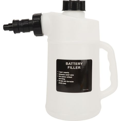 Distributeur d'électrolyte 2L Toivize avec arrêt automatique et valve anti-goutte pour batteries plomb-acide voitures camions (1/5)