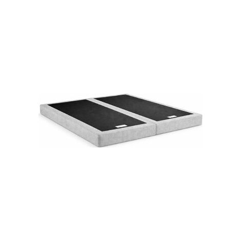 Simmons H17 Sommier tapissier SIMMONS 2 x 90 x 200 Gris clair 17 cm sans pieds Trip’Air (1/2)