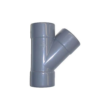 Culotte Femelle / Femelle simple PVC - 67°30 - Diamètre 100 mm (1/4)