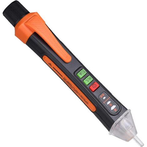 Testeur de tension sans contact T02A avec lampe torche LED, alarme sonore et stylo détecteur de tension alternative (1/5)