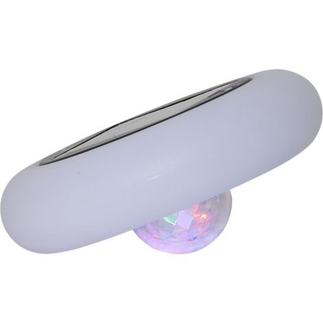 Schwimmendes Solar Pool-Licht ,Pool Light', buntes oder warmweißes Licht, Farbwechsel, Lichtsensor, Ø 19cm (1/5)