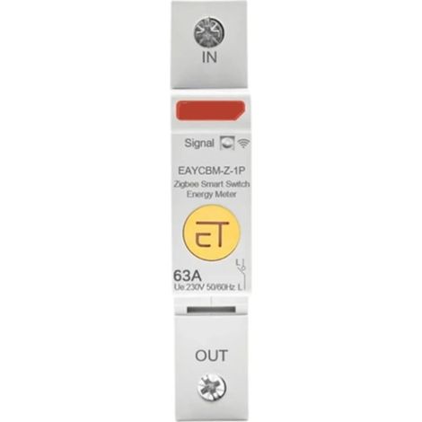 1P TUYA APP Zigbee Dosage Protecteur Intelligent Consommation D'Énergie KWh Compteur Disjoncteur Temps Relais Commutateur (1/5)