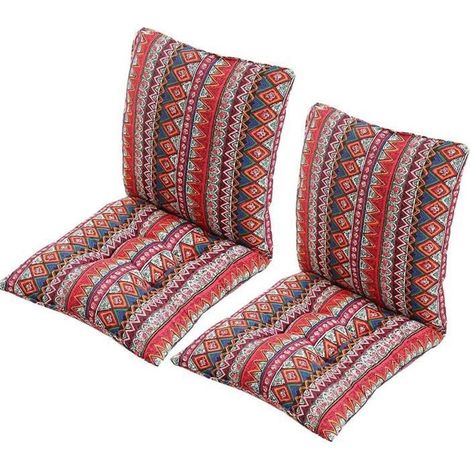 2er-Set Sitzkissen mit Rückenlehne, weich und bequem, ideal für Bürostühle. Mehrere Farben erhältlich.
