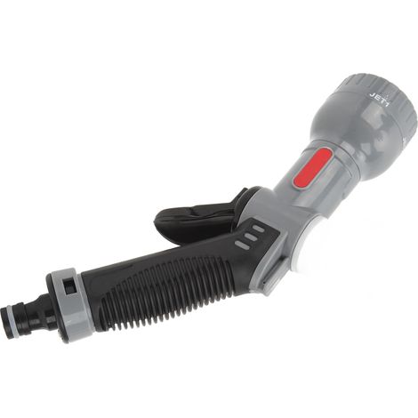 Lance d'arrosage haute pression pour voiture, buse à 5 jets réglables, pistolet à eau avec débit contrôlé, idéal jardin, chantier et nettoyage extérieur (1/5)