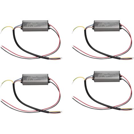 4X 30W LED Pilotes Conducteur Courant Constant Alimentation Transformateur Impermeable (1/5)