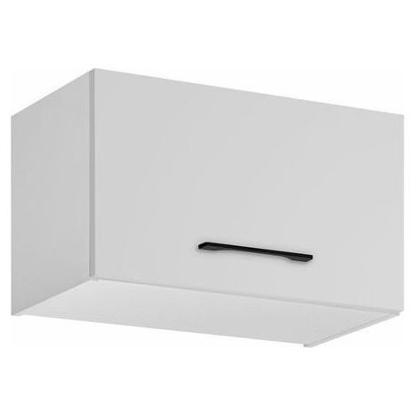 Meuble haut pour hotte de cuisine "Frida" - Blanc - L 60 x H 35 x P 31 cm - Livraison gratuite