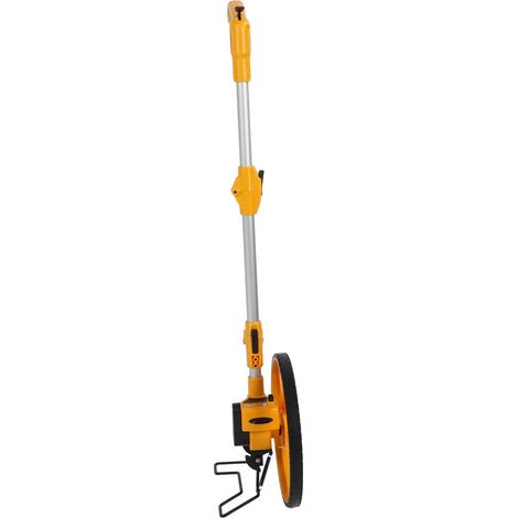 Roue de mesure double pliable, précise, 0-9999,9 m, portable, pour projets professionnels (1/5)