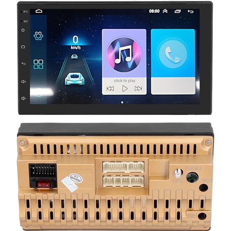 Autoradio GPS 7 pouces Android Bluetooth WiFi Stéréo Audio Vidéo Caméra Universel 1+16G (1/5)