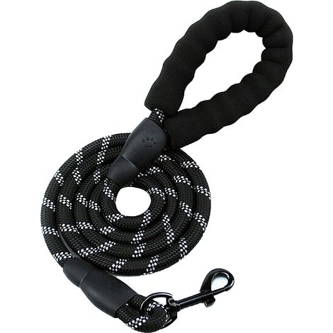 [NUNCA USADO]Correa de nailon reflectante para perros de 150 cm, resistente y de alta calidad, ideal para correr, trotar y hacer senderismo.