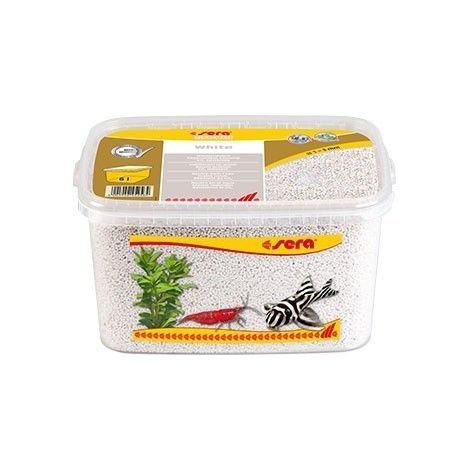 Sera Grava blanca 1 a 3 mm para acuario 3 kg