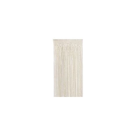 Makramee-Wandbehang, 180 x 90 cm – Handgefertigter Boho-Vorhang, Makramee-Türvorhang/Wandteppich – Dekorative Wanddekoration für Tür und Fenster, z. B. fürs Schlafzimmer