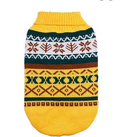 Pull Pour Chien Et Chat - Tricot Respirant Doux - Usage Quotidien Et Fêtes De Fin D'Année - Taille S (1/5)
