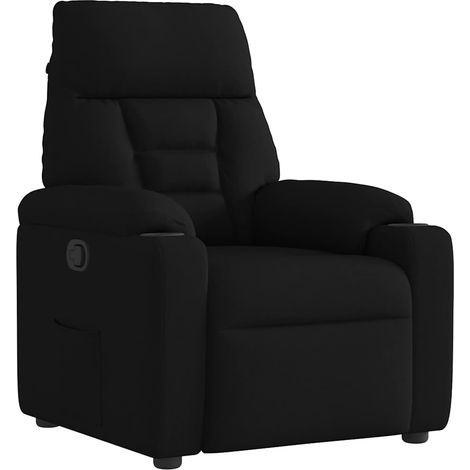 Fauteuil inclinable-Chaise de relaxation-Fauteuil Relax Noir Tissu 120425 (1/5)