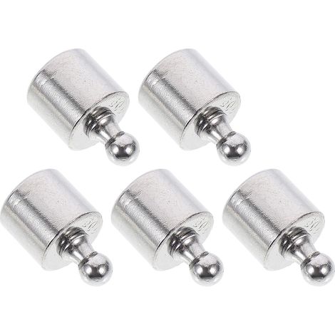 Poids D'étalonnage Lisse et Résistante la Corrosion 10g en Acier Chromé Lot de 5 Pièces pour Balance de Précision, pour Écoles et Universités (1/5)