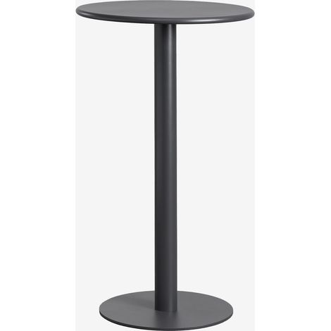 SKLUM Runder Stehtisch Ø60 cm aus Eisen Mizzi Grau Graphit