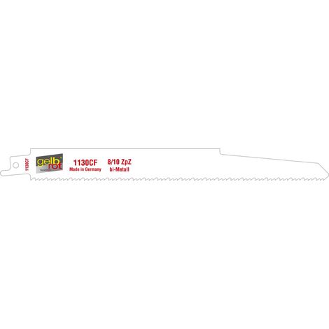 gelbrot Säbelsägeblätter Typ 1130CF Länge 225 mm Kunststoffbox mit 20 St. (1/2)