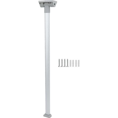 Pieds de table pliables de 700 mm en alliage d'aluminium, adaptés aux camping-cars, caravanes, établis, cuisines et salles à manger. (1/5)