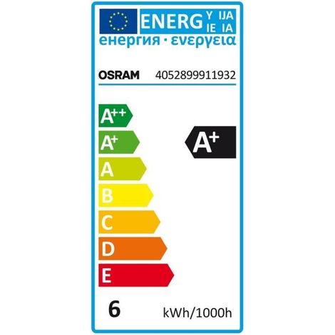 Bombilla ESL LED-Star P40 6W E14, 470L mata, gotas (1/5)
