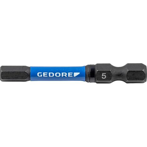 Gedore Torsions-Bit-Satz Sechskant IN 6, Länge 50 mm (1/5)
