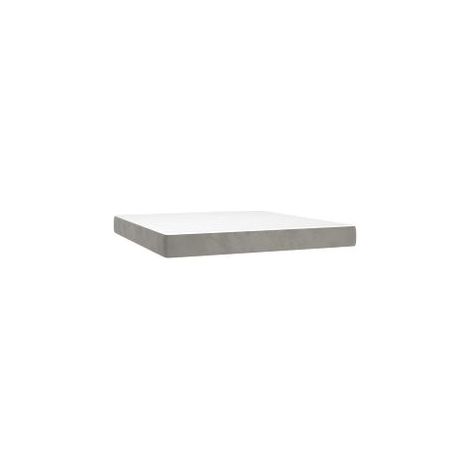 Matelas de lit à ressorts ensachés Gris clair 180x200x20 (1/5)