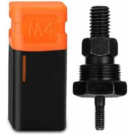 Adaptateur de Mandrin pour Riveteuse Manuelle M4 Acier Trempé Compatible Outils Tirage 1 Pièce (1/4)