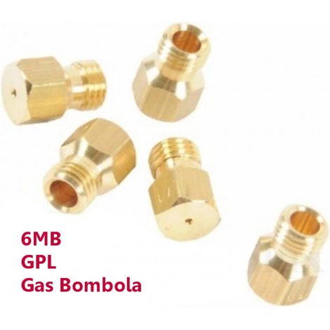 kit 5 pezzi Ugelli Spruzzi Gas cucina piano cottura passo 6 MB GPL