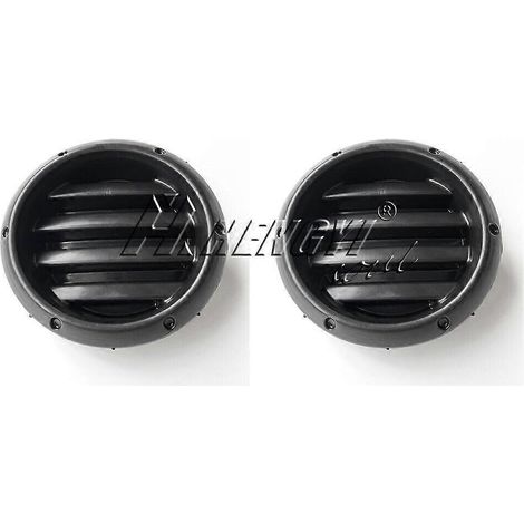 2x/jeu Grille de protection pour feux antibrouillard avant de pare-chocs pour Toyota Highlander 04-07 (1/3)