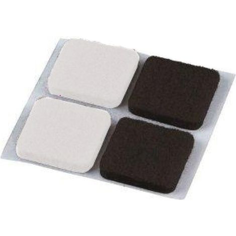 FELTRINO ADESIVO QUADRO BIANCO 20X20MM MAURER - CF. BLISTER 10PZ