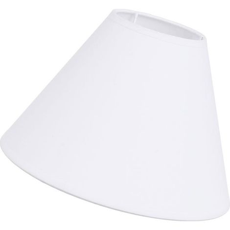 Abat-jour conique blanc  Hauteur 17,5 cm (1/4)