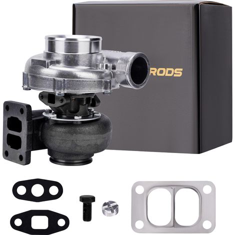 Universal .70 A/R T3 V Band Flange Oil Cooled 500BHP T70 Turbo Turbocharger neuf (1/5)