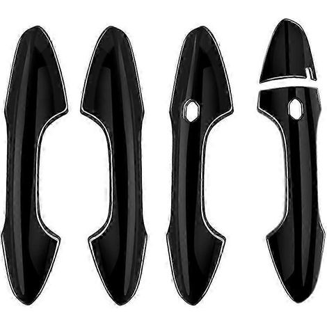 Garniture de poignée de porte extérieure (noir brillant) pour Hyundai KONA 2024+ - Accessoires pour poignées de porte extérieures (1/5)
