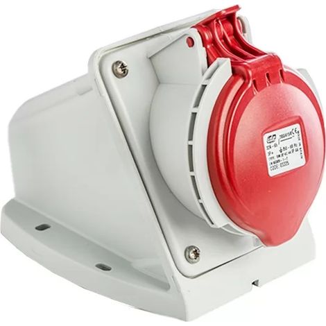 Ide 03325 Base and low voltage plug IP44 32A 3P+E 380/415V 6h