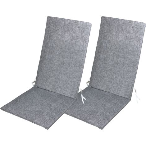 Cuscino Universale Imbottito Per Sedia Sdraio Relax Grigio - 1 Cuscino (1/5)