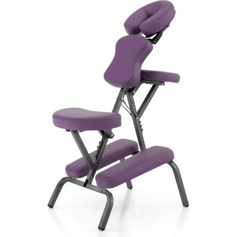 Portable Foldable Massage Chair, Height Adjustable, Bag (1/5)