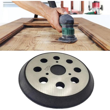Disque de ponçage 5 pouces avec fixation auto-agrippante, accessoire de polissage pour ponceuse orbitale (1/5)
