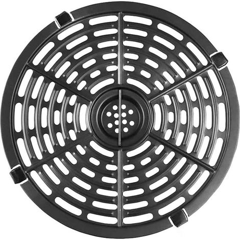 Poêle à griller antiadhésive de rechange, grille pour friteuse à air, accessoire de porte de rechange pour friteuse à air, accessoire pour friteuse à air, convient pour la cuisson et le grillage (22 c (1/5)