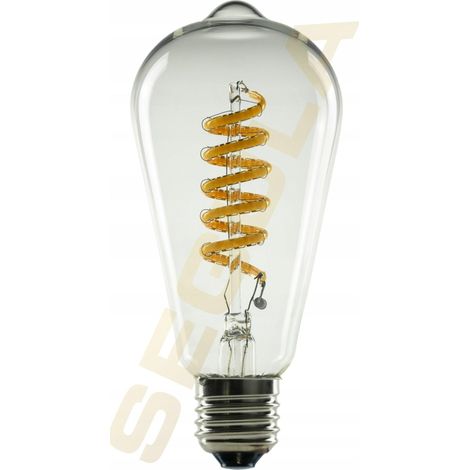 Segula LED Rustika Lampadina Trasparente 6,2W Calda