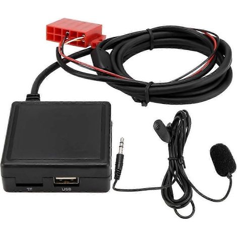 Adaptateur Bluetooth de 150 cm compatible avec les modèles W124, W140, W210, BE2210 et BE1650, prenant en charge les connexions mains libres, USB et AUX. (1/5)