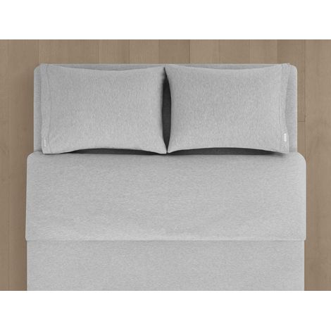 Housse de Couette 260x240 cm Gris marbré (1/5)