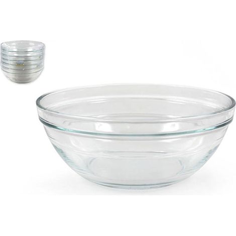 Duralex Lys Salatschüssel Transparent 20,5 cm Glas