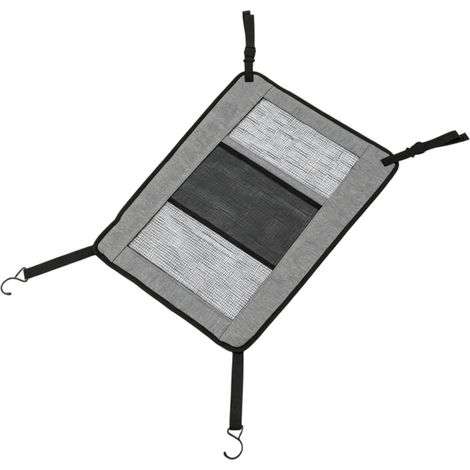 Red de seguridad para perros para coche, separador transpirable y ajustable, 45 x 57 cm (17,72 x 22,44 pulgadas) (1/4)