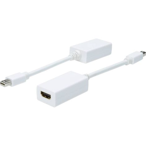 Digitus AK-340411-001-W câble vidéo blanc 0,15 m (1/4)