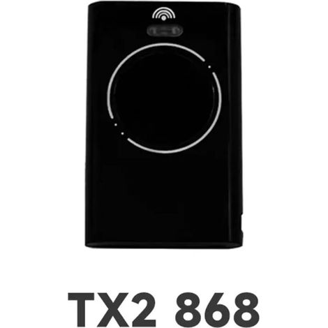 Télécommande Garage XT2 XT4 SLH LR FAAC 433/868 MHz – 1 Pièce, Noir (1/2)
