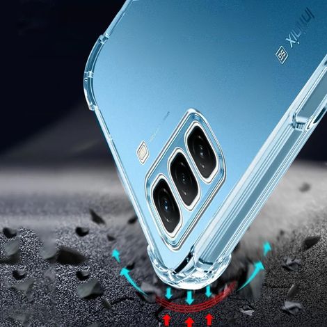 Étui pour Infinix Hot 50 Pro+ 4G, résistant aux chutes, transparent (1/5)