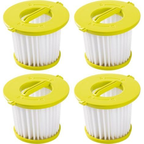 4 pièces Filtre de rechange For Ryobi ONE+ 18 VFiltre Aspirateur Ryobi PCL700 PCL704 PCL705